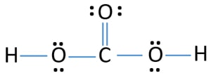 H2CO3 lewis structure
